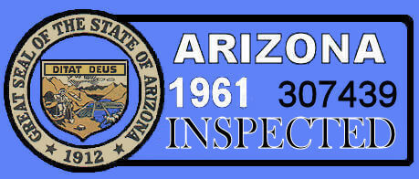 (image for) 1961 Arizona Inspection Sticker